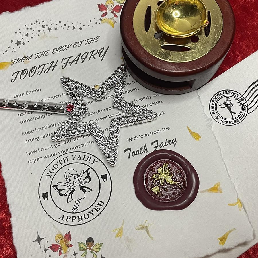 Buy Letter From The Tooth Fairy on handmade paper with wax seal