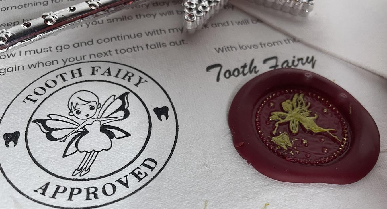 Get letters from The Tooth Fairy with authentic wax seal