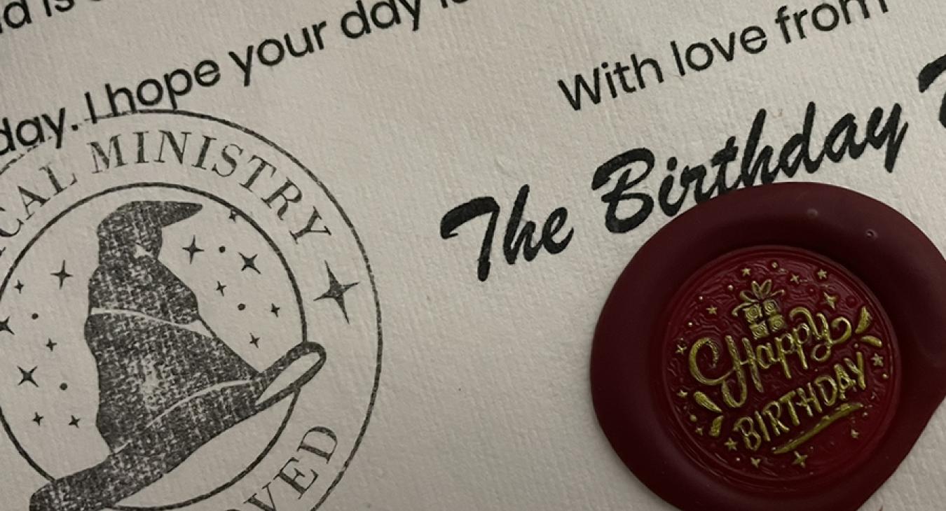 Get Letters From The Birthday Wizard With Real Wax Seal