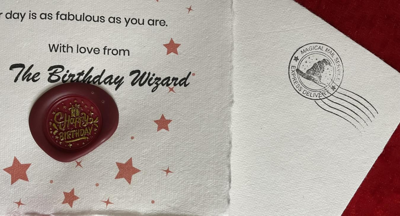 Get Letters From The Birthday Wizard With Magical Mail Postmark